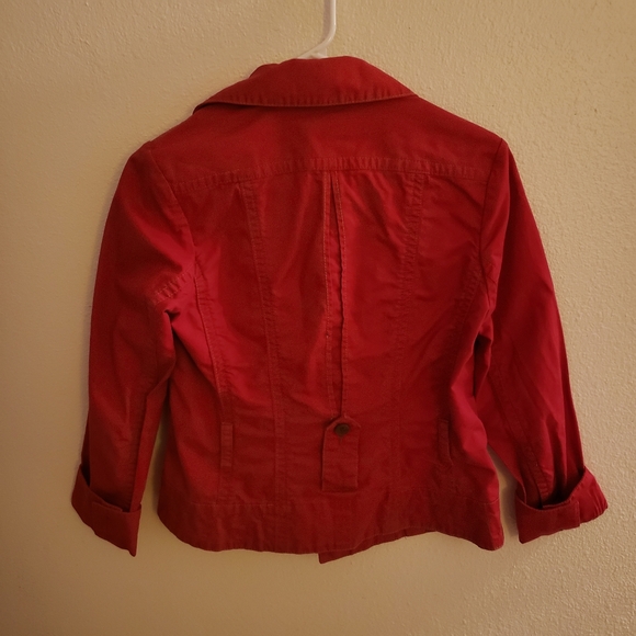 CAbi Red Denim Jacket - Picture 2 of 4
